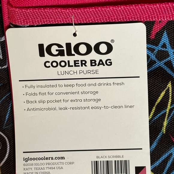 IGLOO Insulated Cooler Bag Lunch Purse - Picture 4 of 13